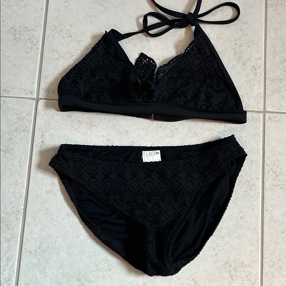 Baltex Black Ceochet Bikini